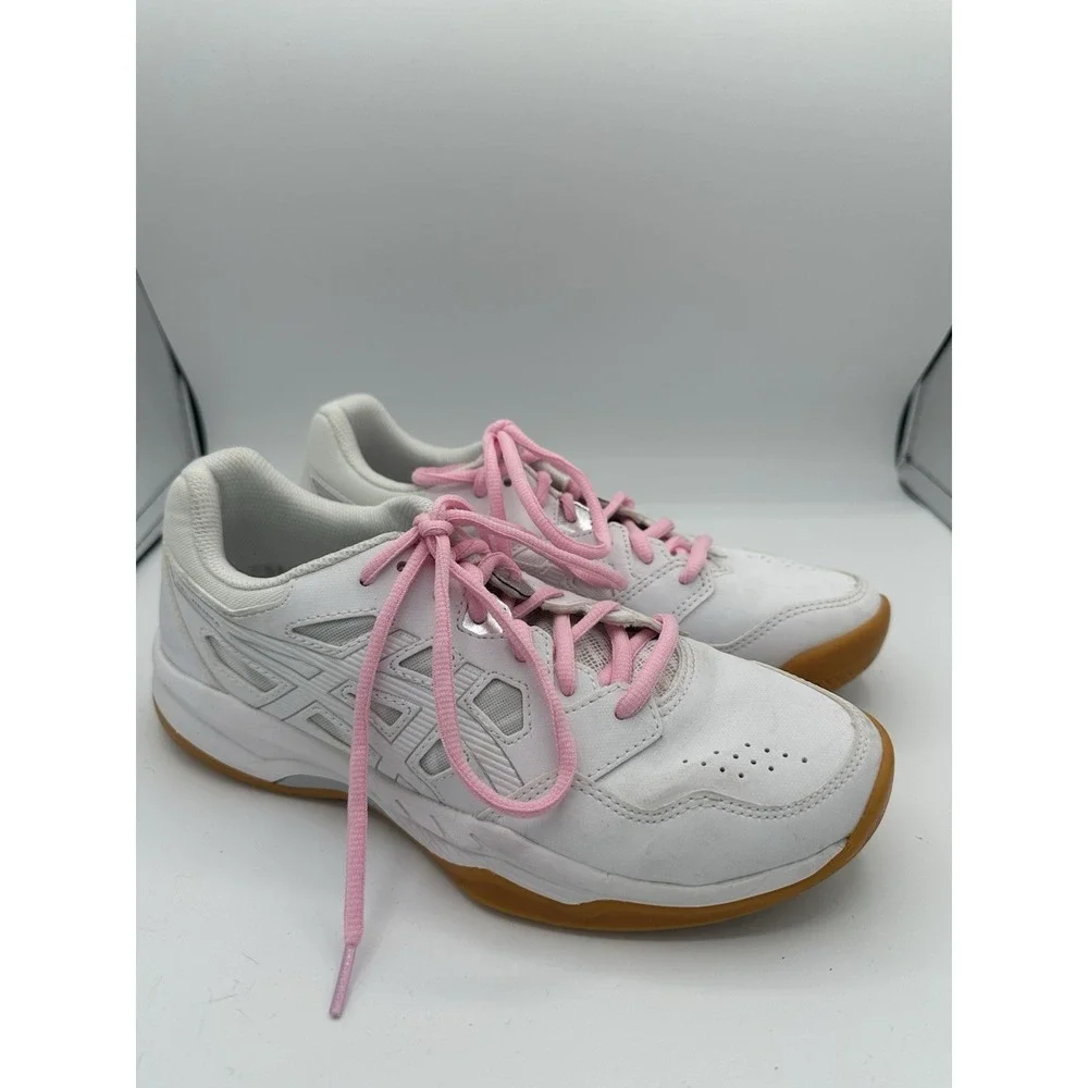 ASICS Sneakers Women's Size 8.5 US / 6.5 UK Gel-Renma White/Pure - PINK Laces‎